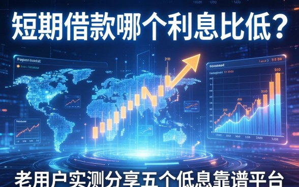短期借款哪个利息比较低？老用户实测分享五个低息靠谱平台