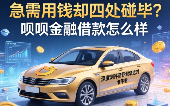 急需用钱却四处碰壁？呗呗金融借款怎么样？深度测评带你避坑选对平台