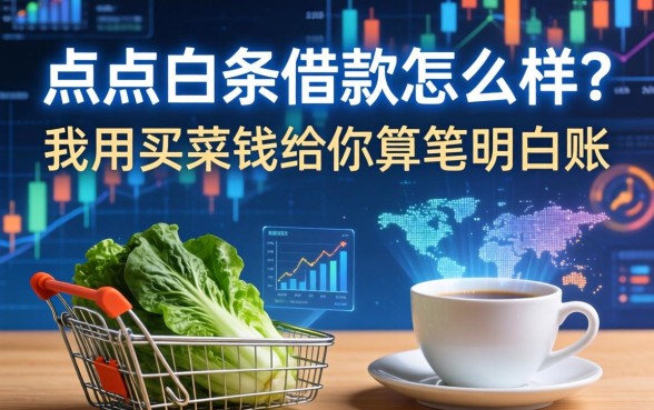 点点白条借款怎么样？我用买菜钱给你算笔明白账