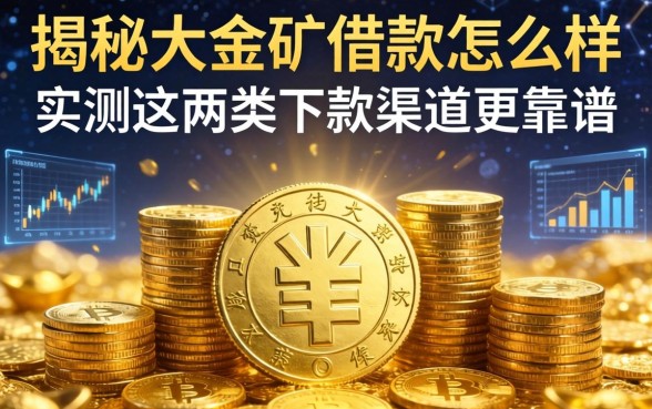 揭秘大金矿借款怎么样，实测这两类下款渠道更靠谱