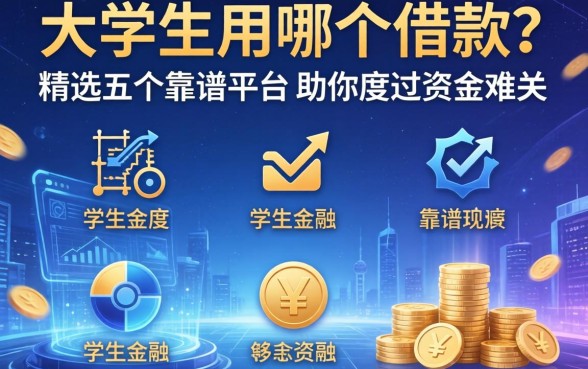 大学生用哪个借款？精选五个靠谱平台助你度过资金难关