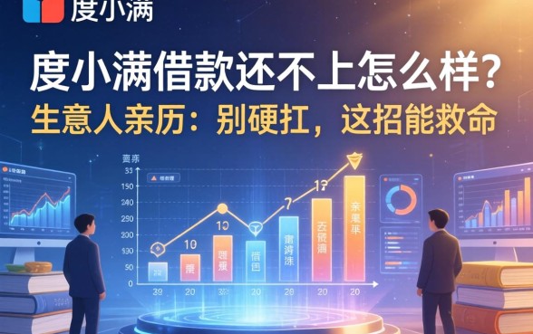 度小满借款还不上怎么样？生意人亲历：别硬扛，这招能救命