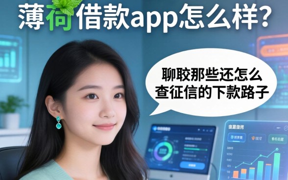薄荷借款app怎么样？聊聊那些不怎么查征信的下款路子