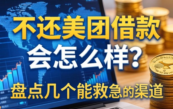 不还美团借款会怎么样呢？盘点几个能救急的渠道