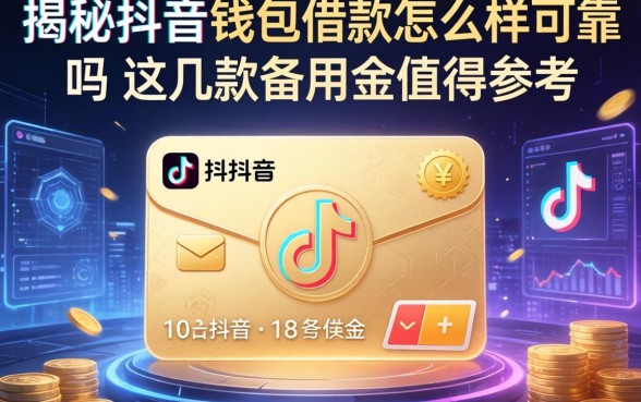 揭秘抖音钱包借款怎么样可靠吗，这几款备用金值得参考