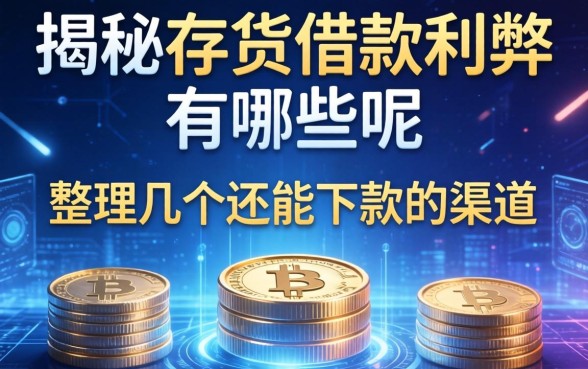 揭秘存货借款利弊有哪些呢，整理几个还能下款的渠道