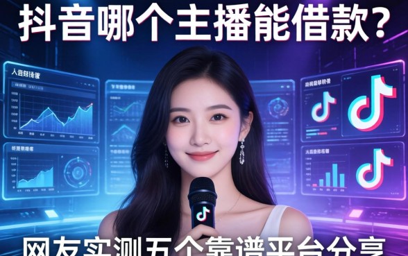 抖音哪个主播能借款？网友实测五个靠谱平台分享