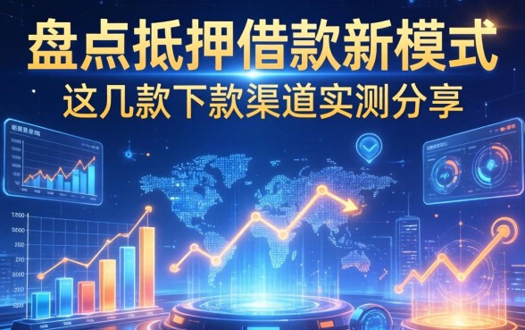 盘点抵押借款新模式有哪些，这几款下款渠道实测分享