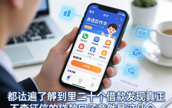 我翻遍了手机里二十个借款软件，发现真正不查征信的贷款口子竟然是这几个