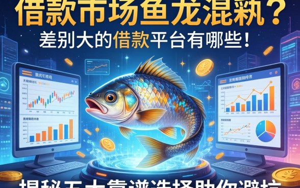 借款市场鱼龙混杂？差别大的借款平台有哪些？揭秘五大靠谱选择助你避坑