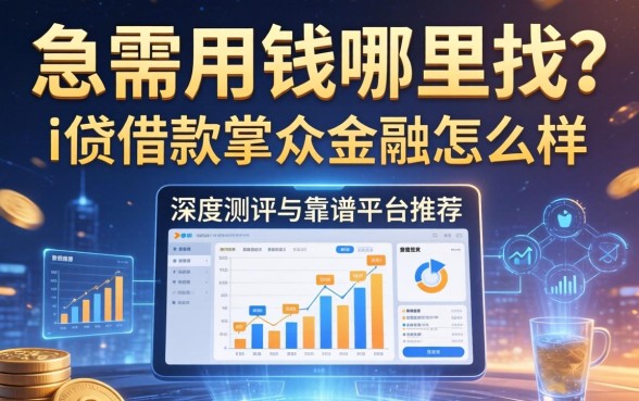 急需用钱哪里找？i贷借款掌众金融怎么样？深度测评与靠谱平台推荐