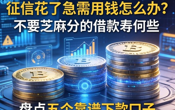 征信花了急需用钱怎么办？不要芝麻分的借款有哪些？盘点五个靠谱下款口子