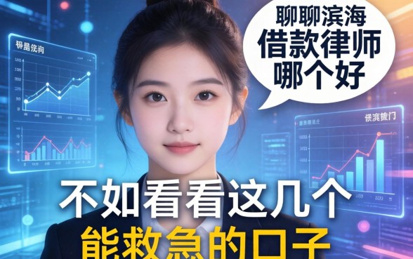 聊聊滨海借款律师哪个好，不如看看这几个能救急的口子