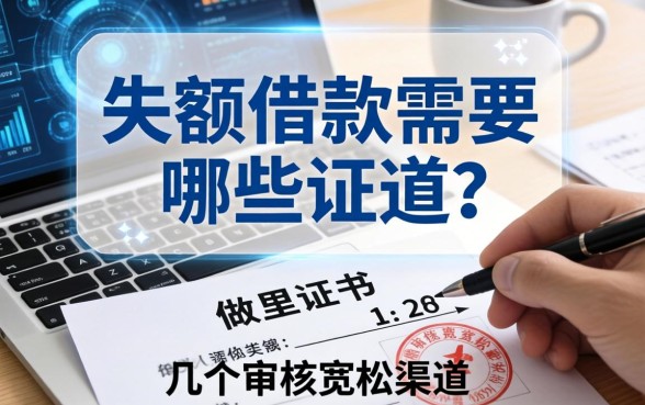 大额借款需要哪些证据？整理了几个审核宽松的渠道