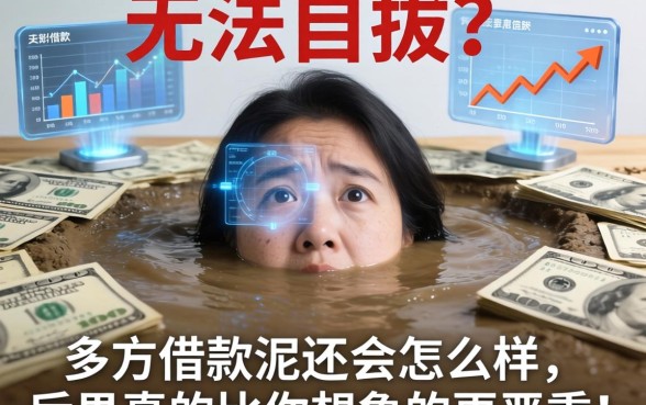 深陷债务泥潭无法自拔？多方借款不还会怎么样，后果真的比你想象的更严重！