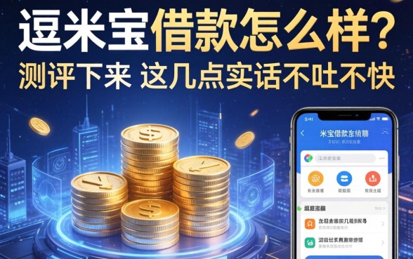 逗米宝借款怎么样？测评下来，这几点实话不吐不快