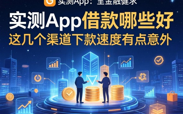 实测app借款哪些好，这几个渠道下款速度有点意外