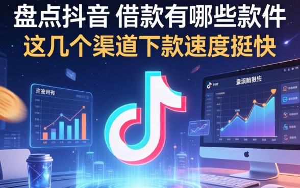 盘点抖音上的借款有哪些软件，这几个渠道下款速度挺快