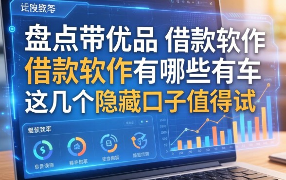 盘点带优品的借款软件有哪些，这几个隐藏口子值得一试