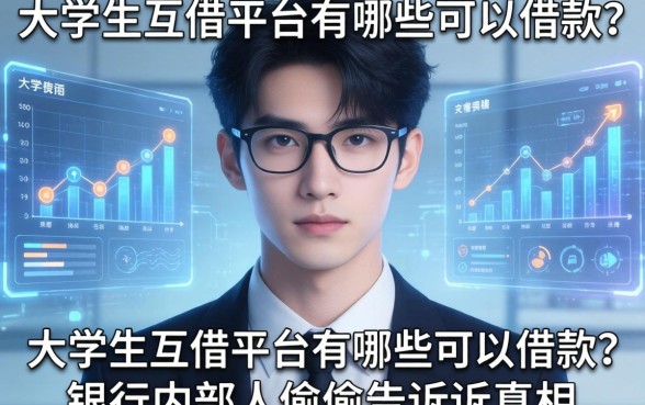 大学生互借平台有哪些可以借款？银行内部人偷偷告诉你真相