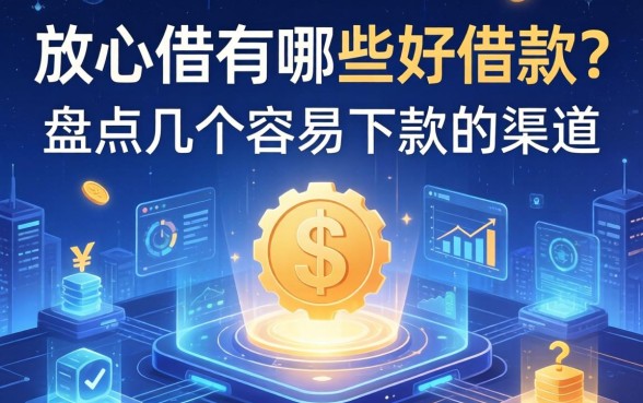 放心借有哪些好借款的？盘点几个容易下款的渠道