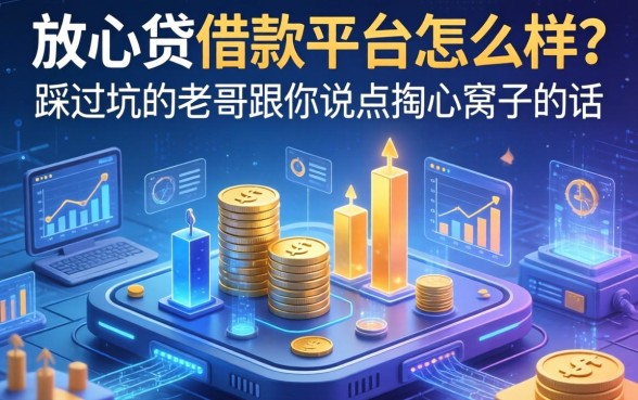 放心贷借款平台怎么样？一个踩过坑的老哥跟你说点掏心窝子的话