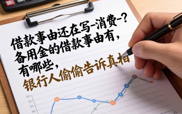 填借款事由还在写-消费-？备用金的借款事由有哪些，银行人偷偷告诉你真相
