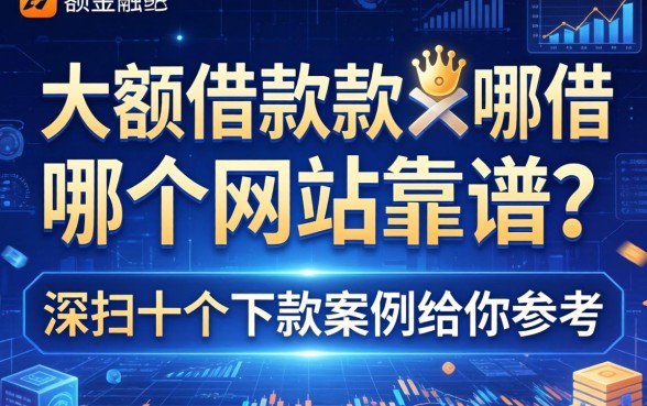 大额借款哪个网站靠谱？深扒十个下款案例给你参考