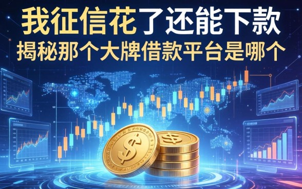 我征信花了还能下款，揭秘那个大牌借款平台是哪个