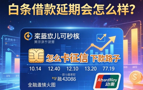 白条借款延期会怎么样？分享几个不怎么卡征信的下款路子