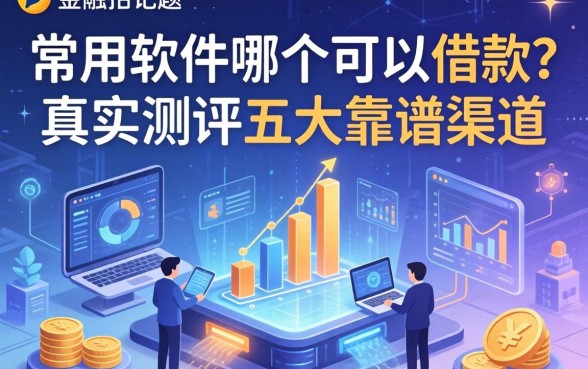 常用软件哪个可以借款？真实测评五大靠谱渠道