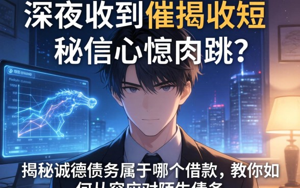深夜收到催收短信心惊肉跳？揭秘诚德债务属于哪个借款，教你如何从容应对陌生债务