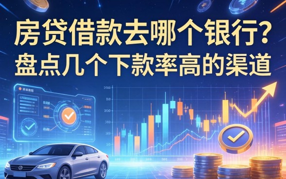 房贷借款去哪个银行？盘点几个下款率高的渠道