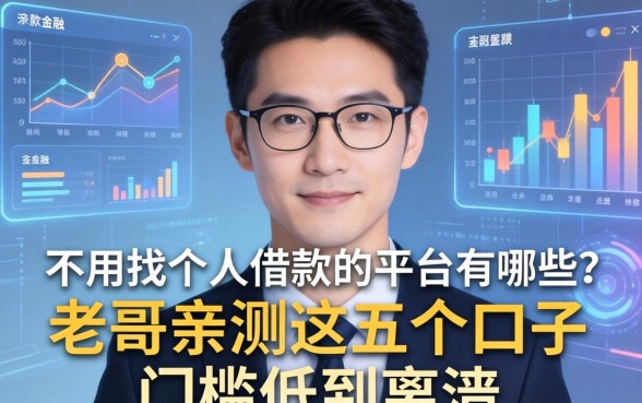 不用找个人借款的平台有哪些？老哥亲测这五个口子门槛低到离谱