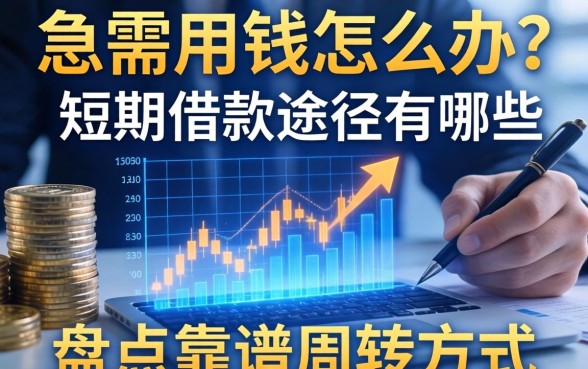 急需用钱怎么办？短期借款的途径有哪些？盘点靠谱周转方式