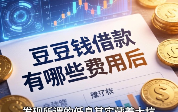 我看了豆豆钱借款有哪些费用后，发现所谓的低息其实藏着大坑