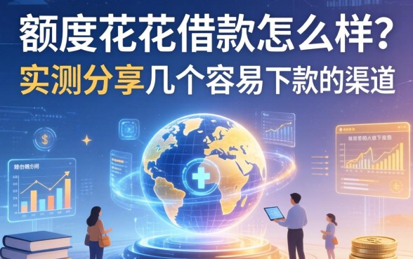 额度花花借款怎么样？实测分享几个容易下款的渠道