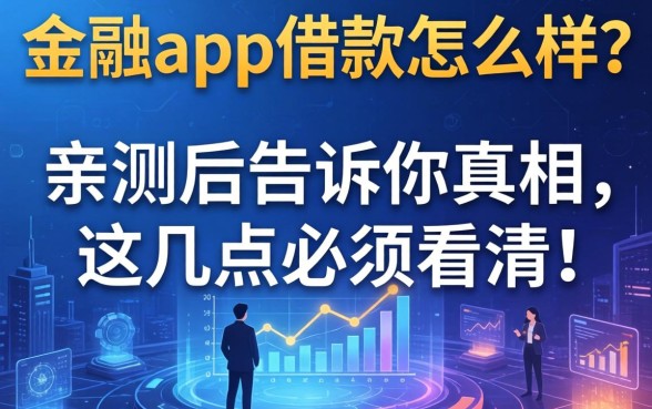 e金融app借款怎么样？亲测后告诉你真相，这几点必须看清！