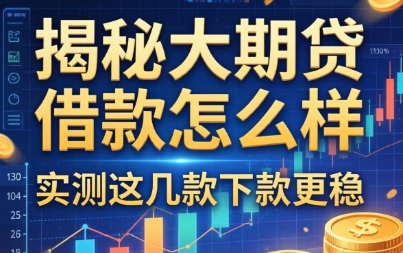 揭秘大期贷借款怎么样，实测这几款下款更稳