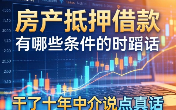 房产抵押借款有哪些条件？干了十年中介说点真话