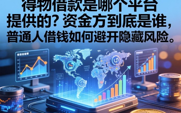 得物借款是哪个平台提供的？资金方到底是谁，普通人借钱如何避开隐藏风险？