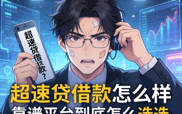 急需用钱时手忙脚乱？超速贷借款怎么样，靠谱平台到底怎么选？