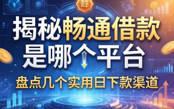 揭秘畅通借款是哪个平台，盘点几个实用的下款渠道