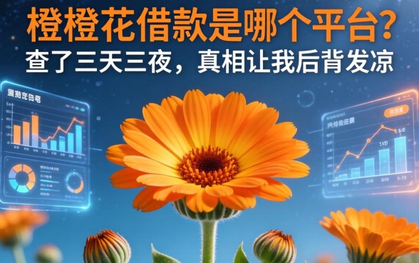 橙花花借款是哪个平台？查了三天三夜，真相让我后背发凉