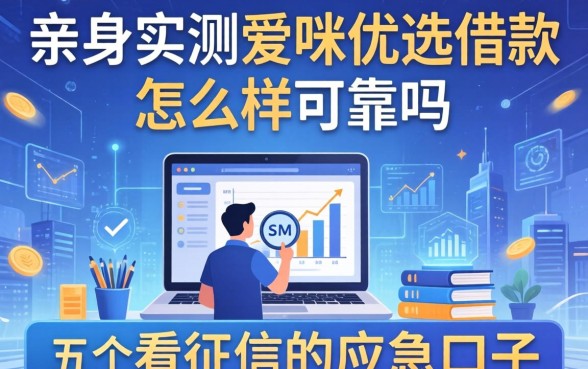 亲身实测爱咪优选借款怎么样可靠吗，分享五个不看征信的应急口子