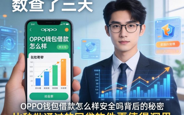 我查了三天数据，发现OPPO钱包借款怎么样安全吗背后的秘密，比秒批通过的网贷软件更值得深思