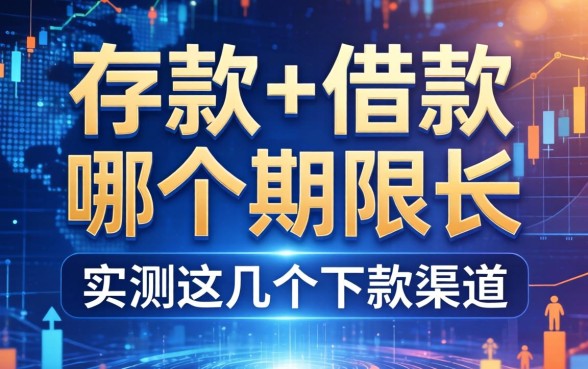 关于存款和借款哪个期限长，实测这几个下款渠道