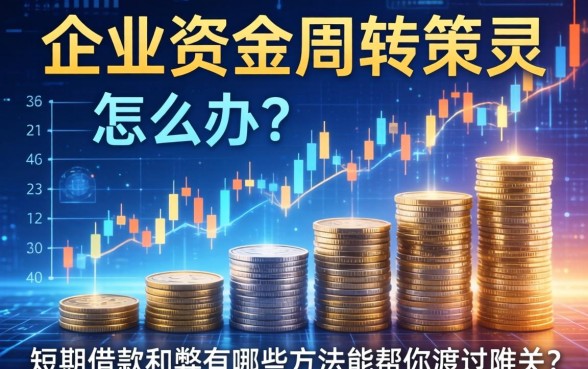 企业资金周转不灵怎么办？短期借款利弊有哪些方法能帮你渡过难关？