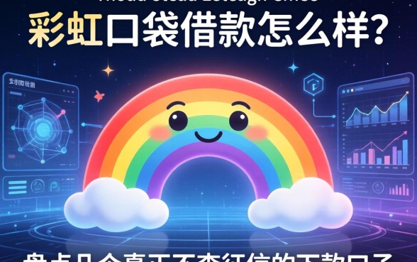 彩虹口袋借款怎么样？盘点几个真正不查征信的下款口子