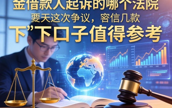 关于对借款人起诉在哪个法院的争议，这几款下款口子值得参考